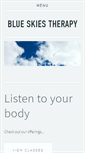 Mobile Screenshot of blueskiestherapy.com